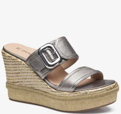 Addison Buckle-Strap Wedge