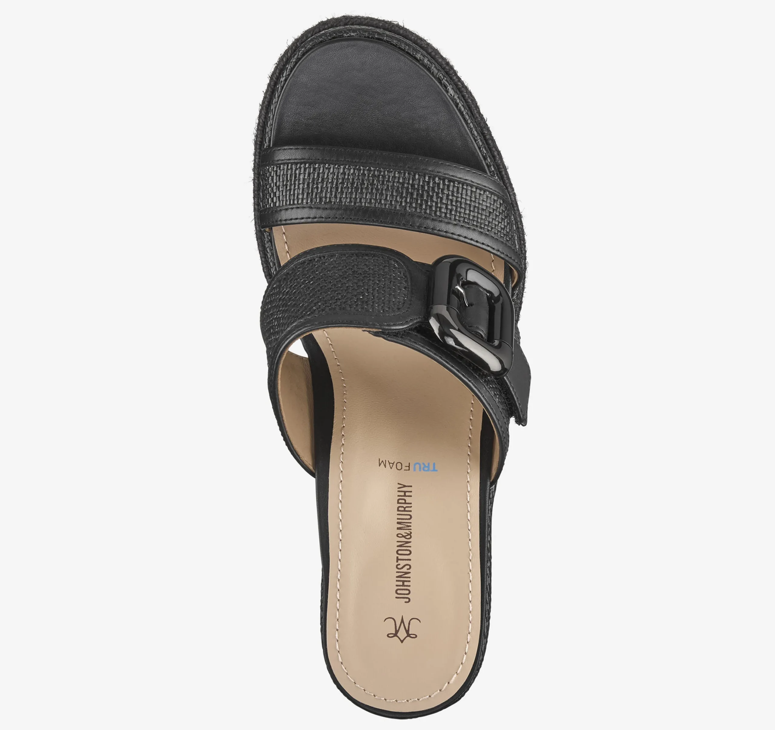 Addison Buckle-Strap Wedge