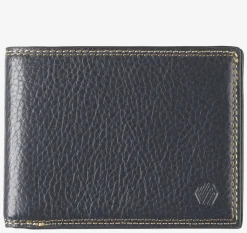 Double Contrast Stitch Billfold Wallet