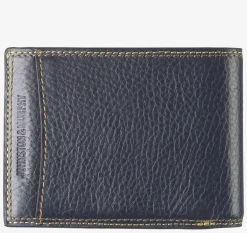 Double Contrast Stitch Billfold Wallet