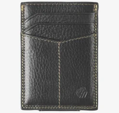 Double-Contrast Stitch Front Pocket Wallet