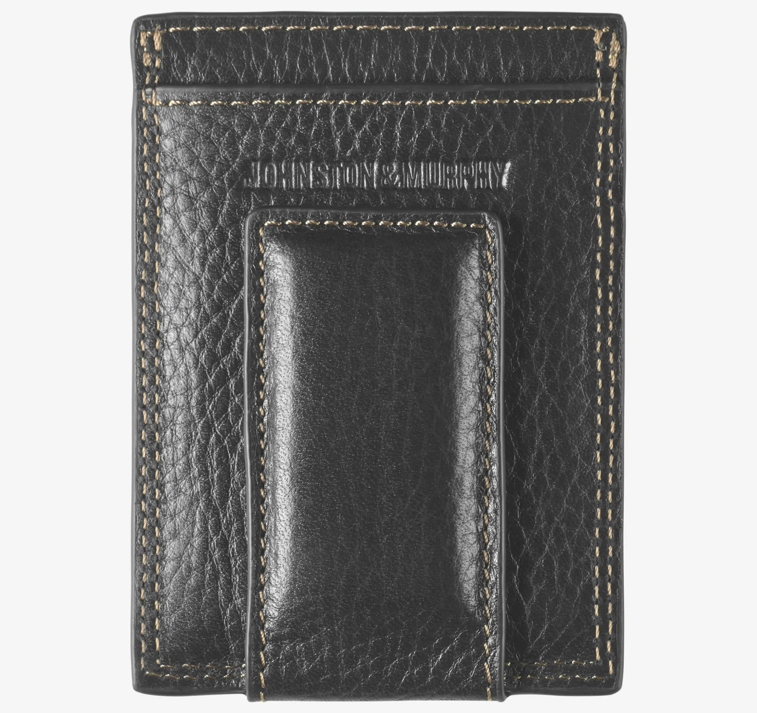 Double-Contrast Stitch Front Pocket Wallet