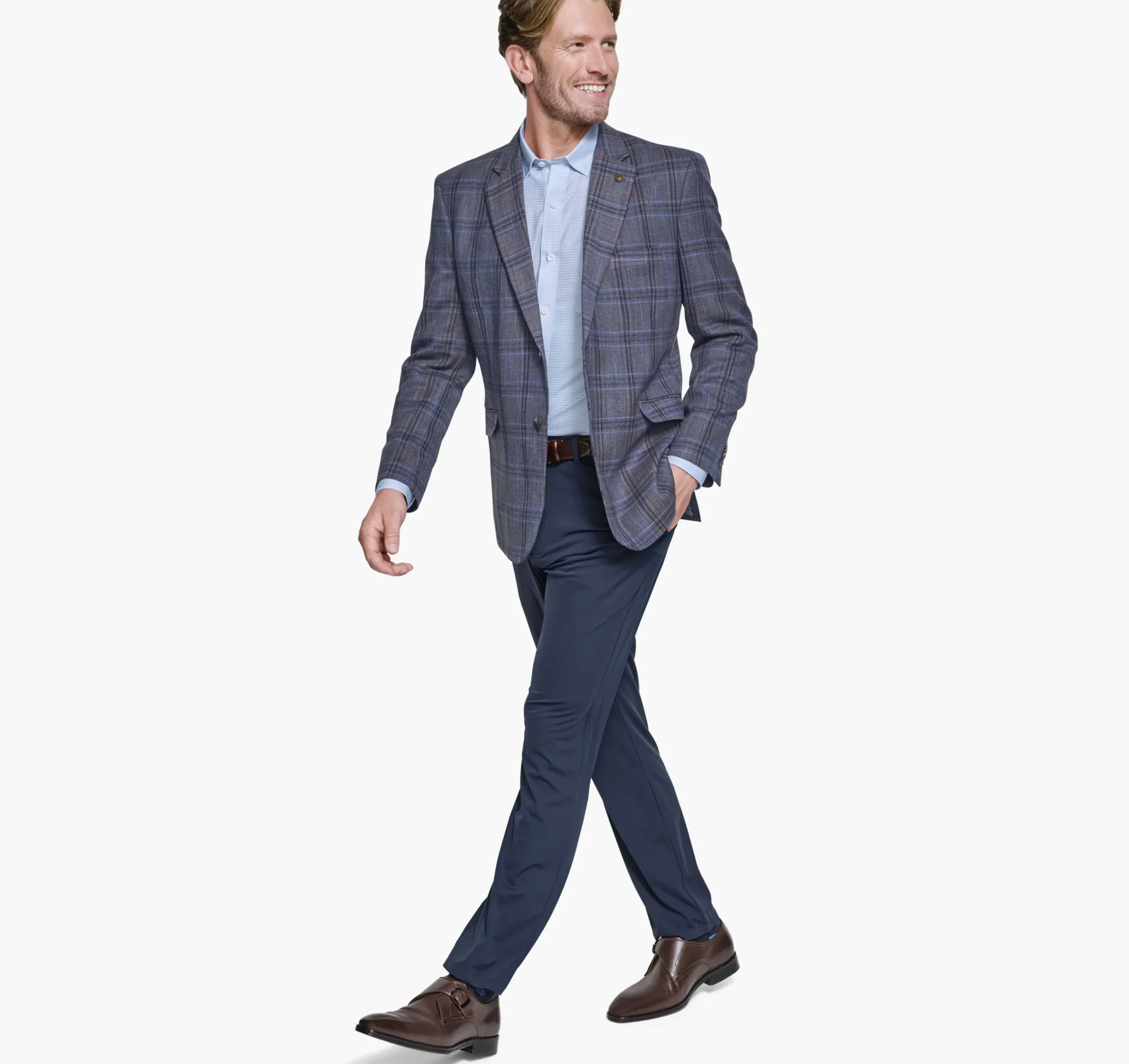 Dress Plaid Blazer