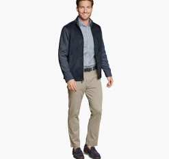 Faux-Suede Full-Zip