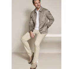 Faux-Suede Full-Zip Jacket