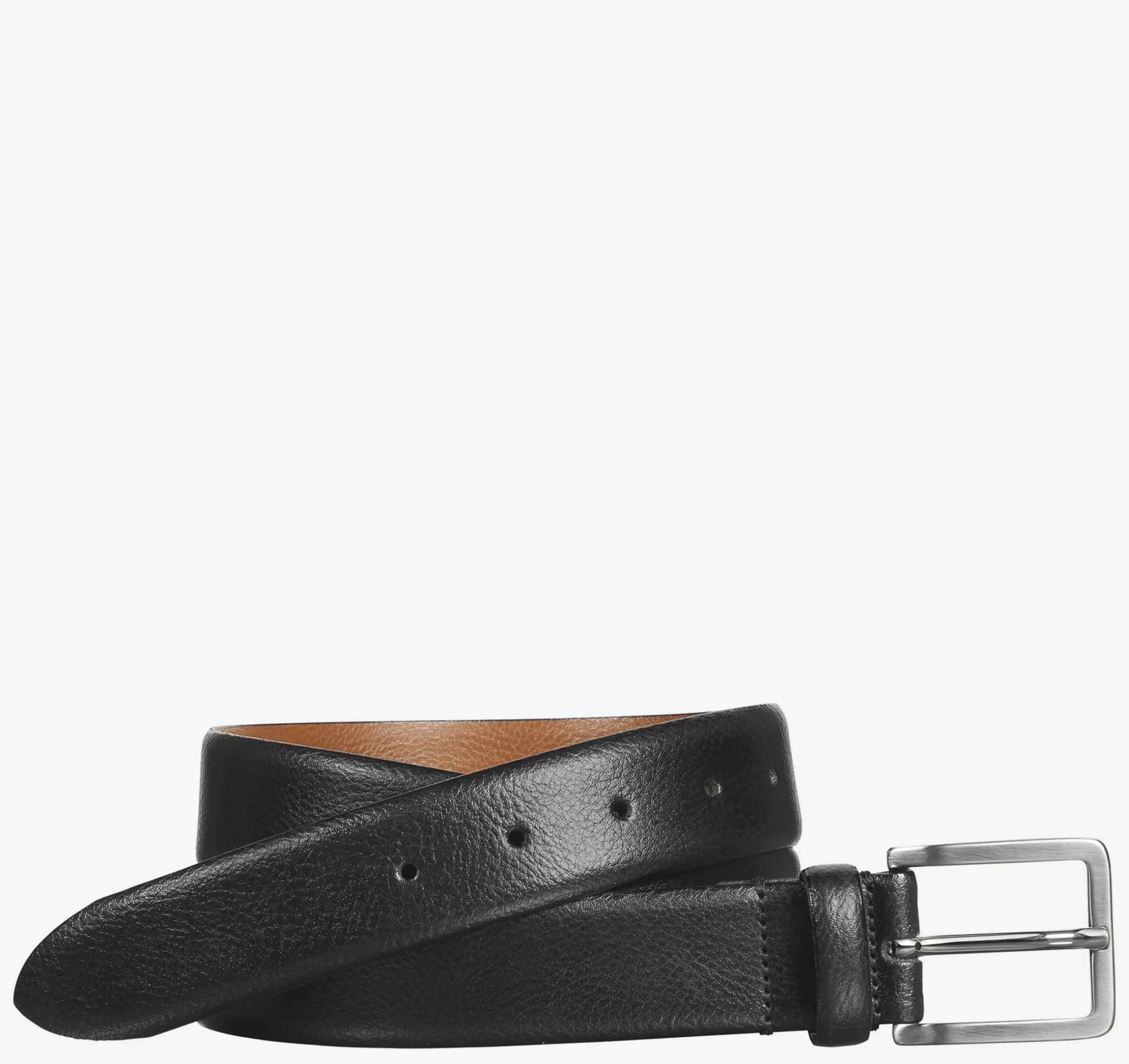 Feather-Edge Italian Leather Belt