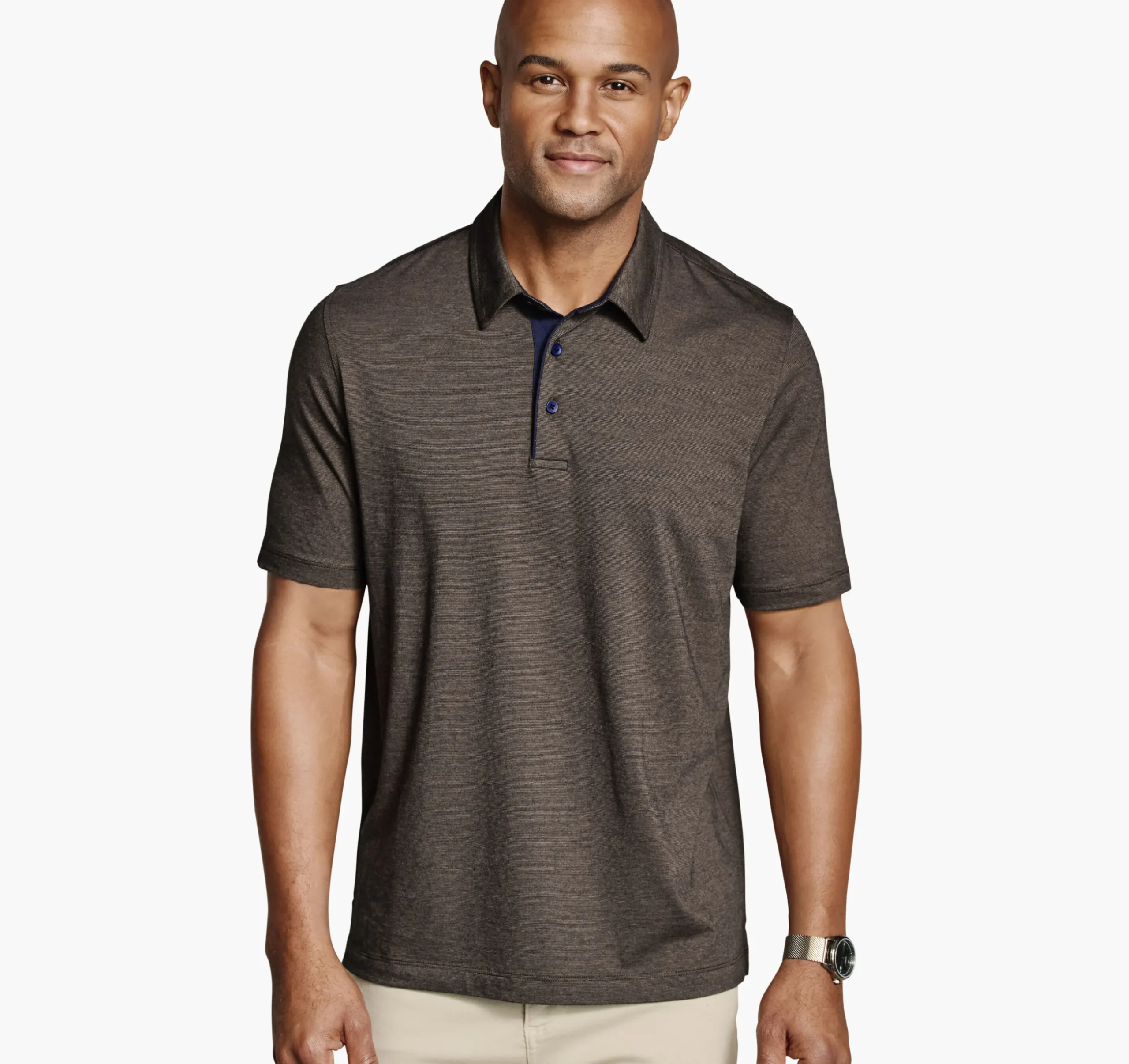 Fine-Stripe Polo