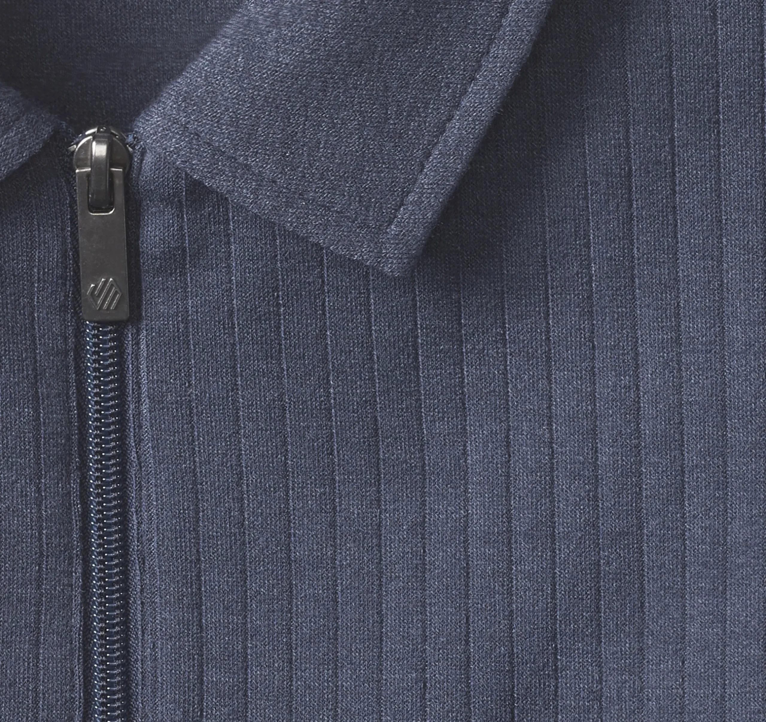 Finn Ribbed Zip Polo
