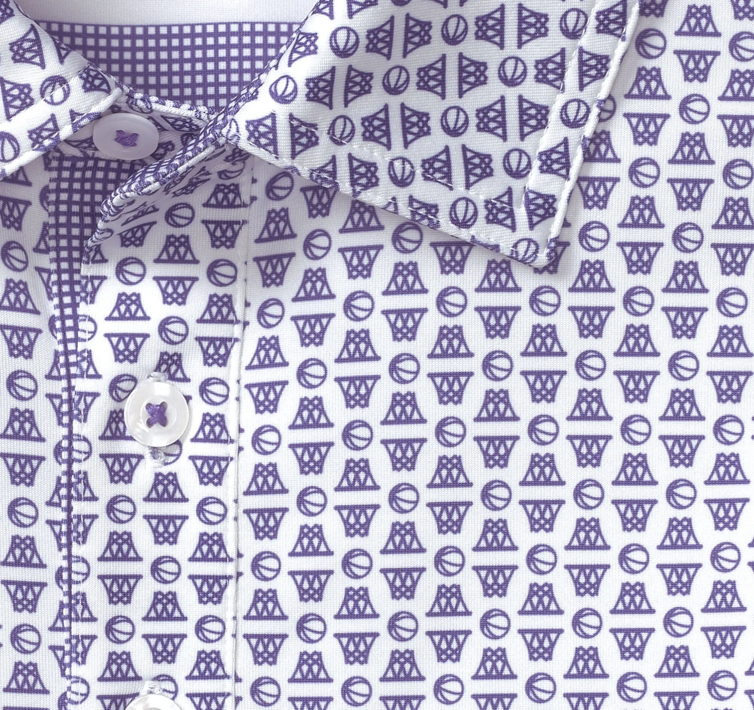 Game Day XC+™ Basketball Print Polo