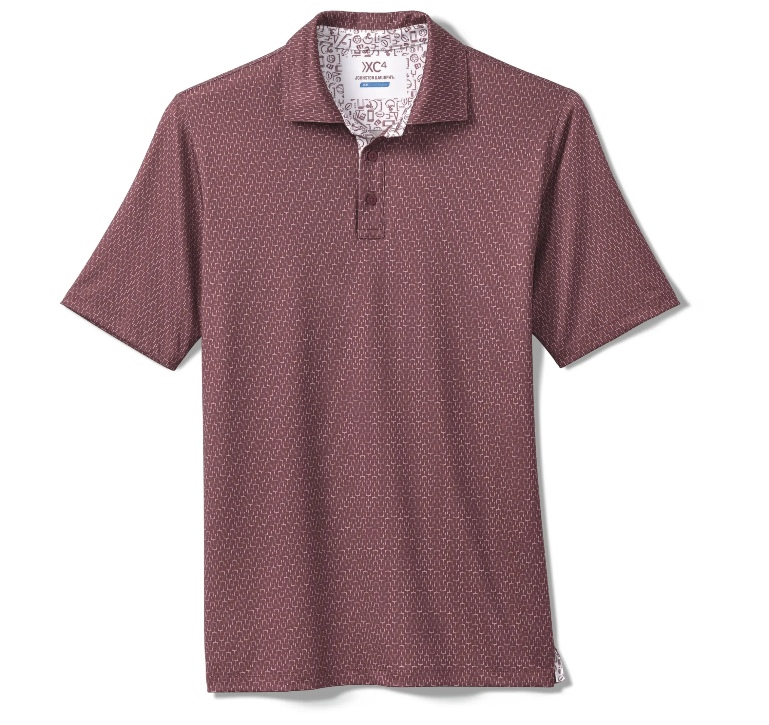 Game Day XC4® Goal Post Print Polo