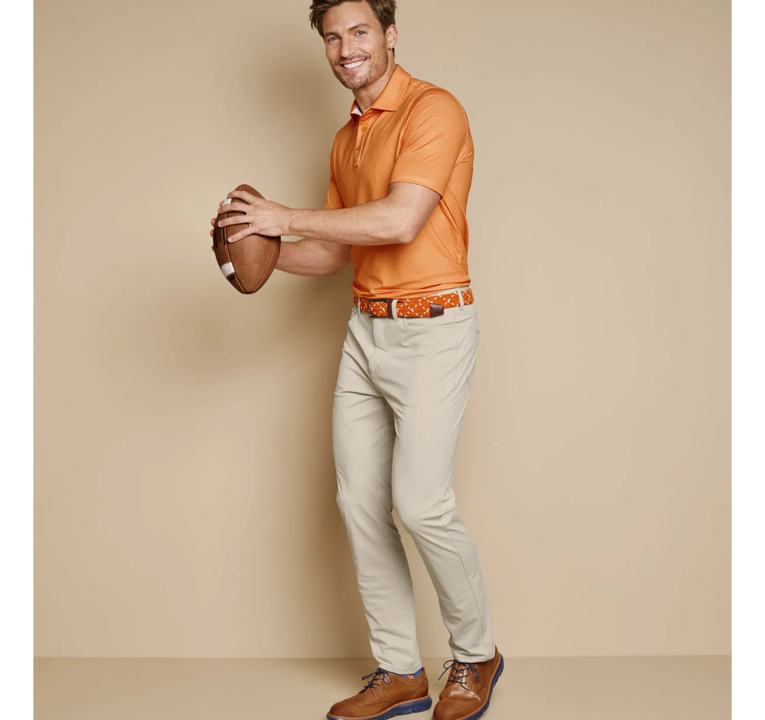 Game Day XC4® Goal Post Print Polo