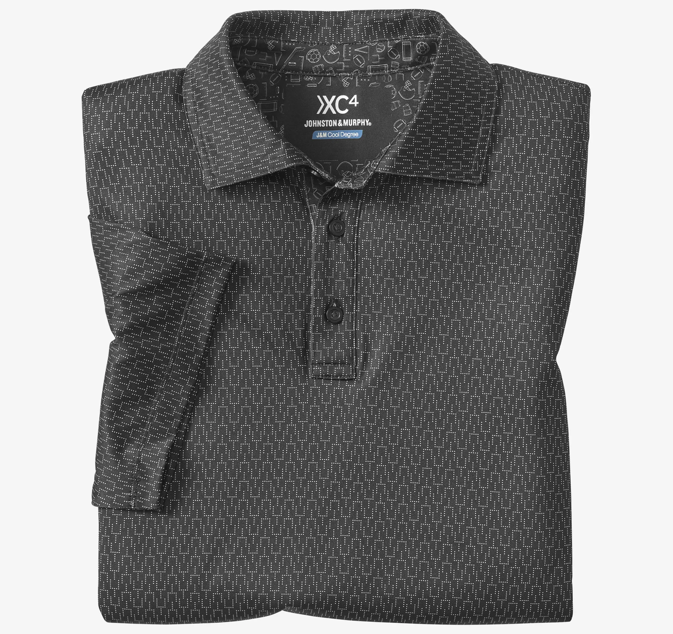 Game Day XC4® Goal Post Print Polo