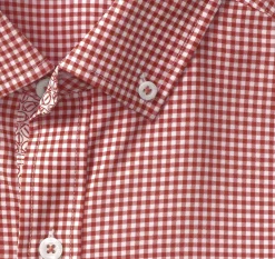 Game Day XC4® Long-Sleeve Gingham Shirt