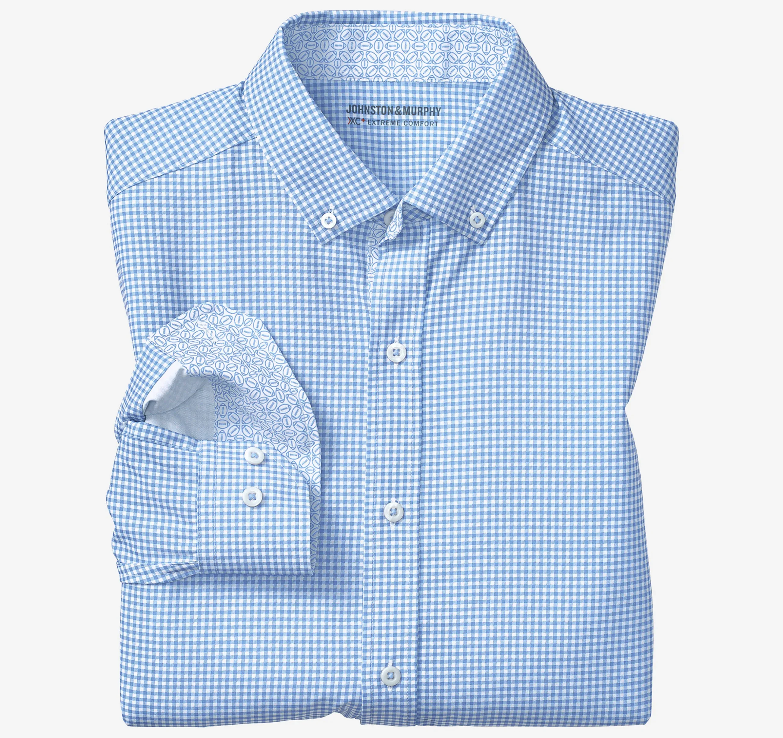 Game Day XC4® Long-Sleeve Gingham Shirt