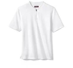 Gavin Zip Jacquard Polo