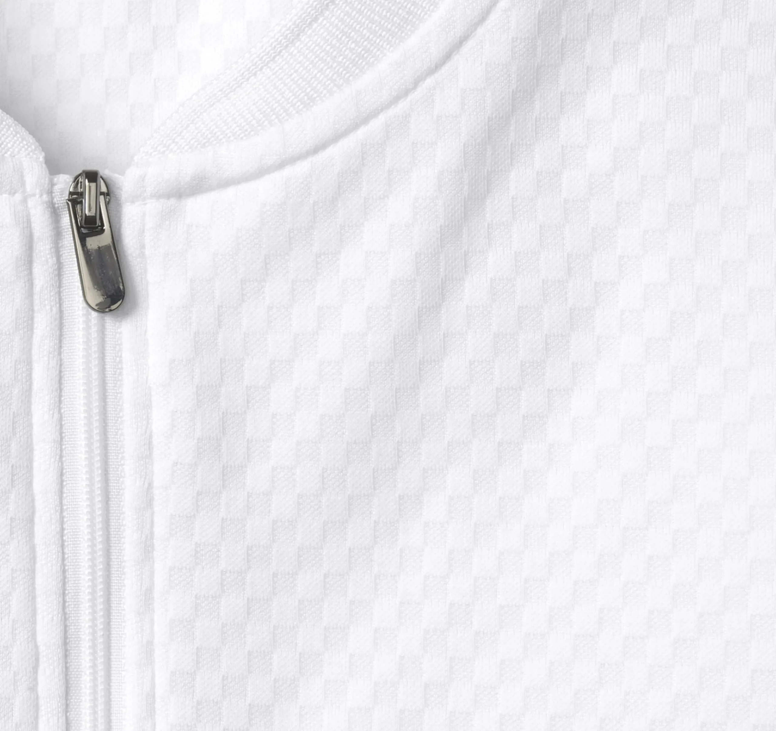 Gavin Zip Jacquard Polo