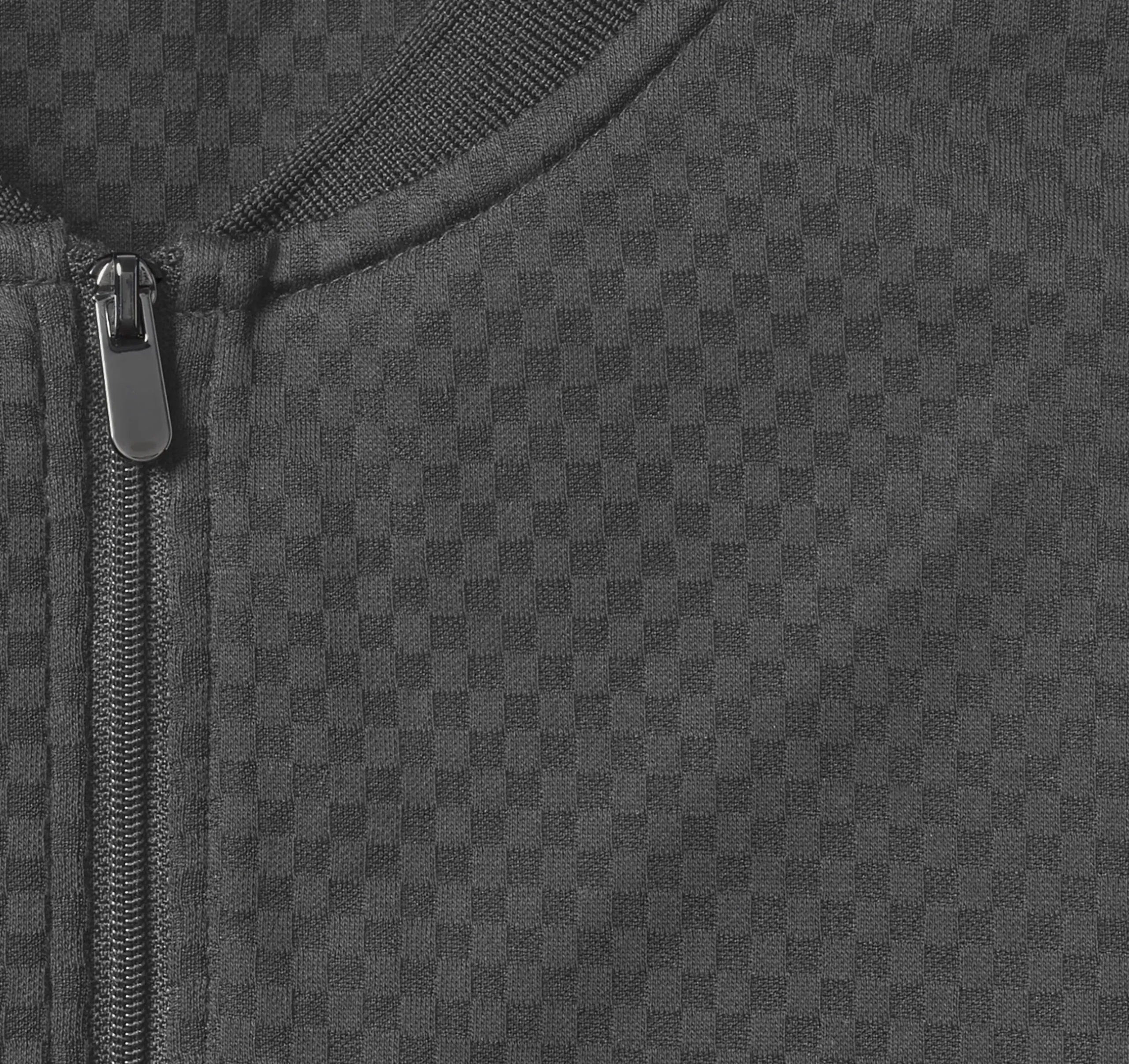 Gavin Zip Jacquard Polo