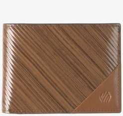 Hudson Diagonal-Etched Billfold Wallet