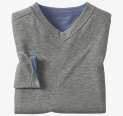 Icon Reversible V-Neck Pullover