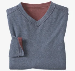 Icon Reversible V-Neck Pullover