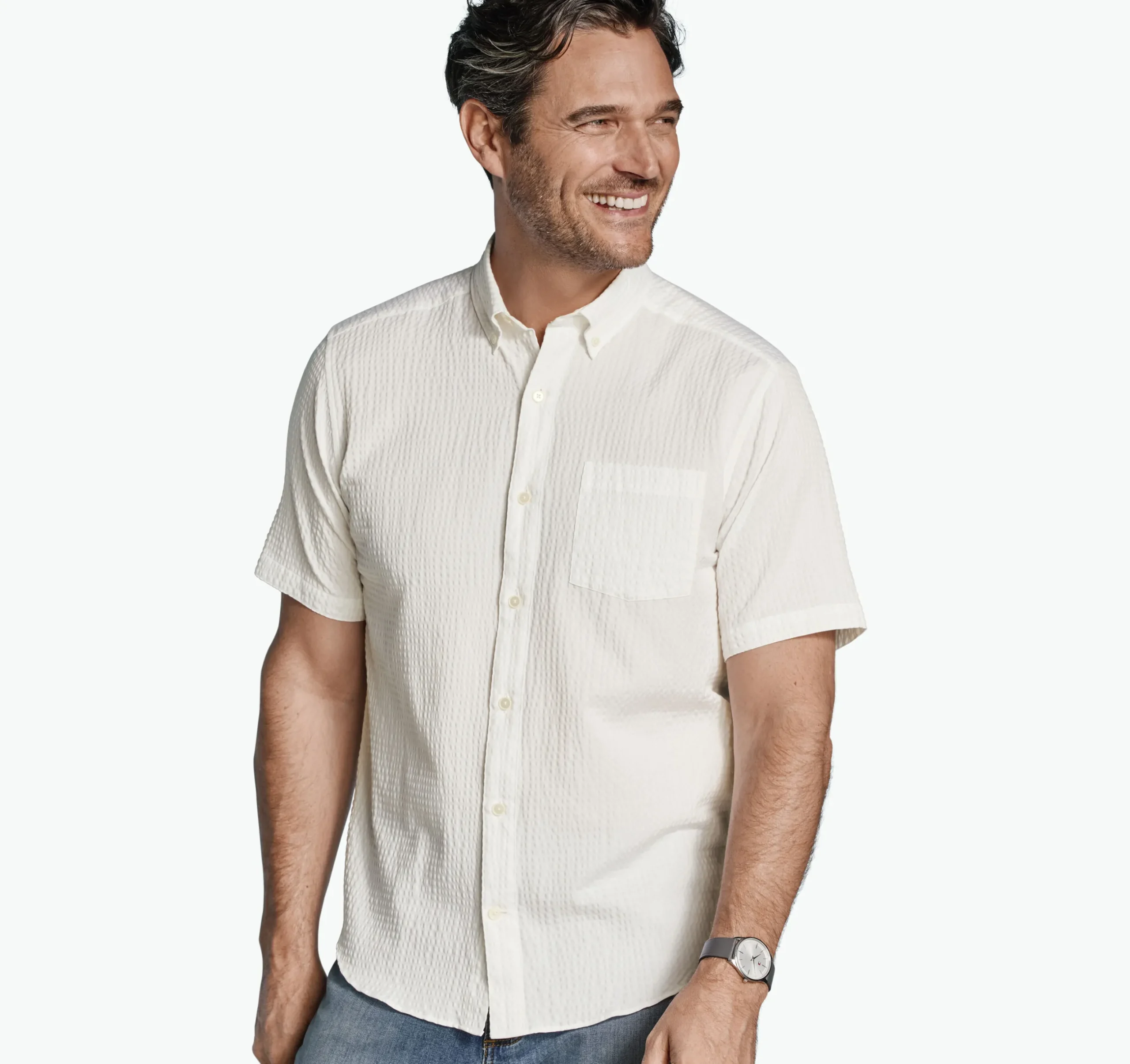 Leland Seersucker Short-Sleeve Shirt