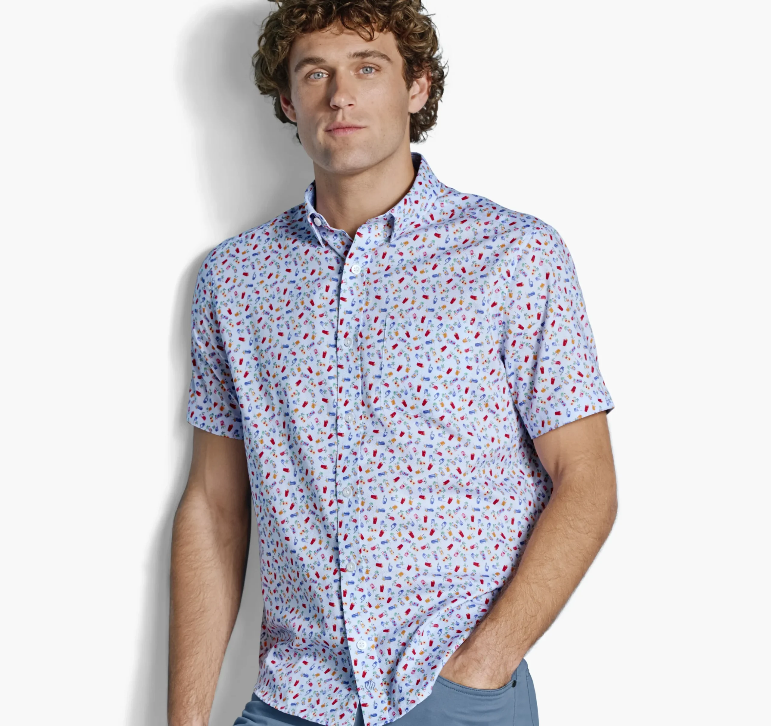 Logan Printed Short-Sleeve Shirt