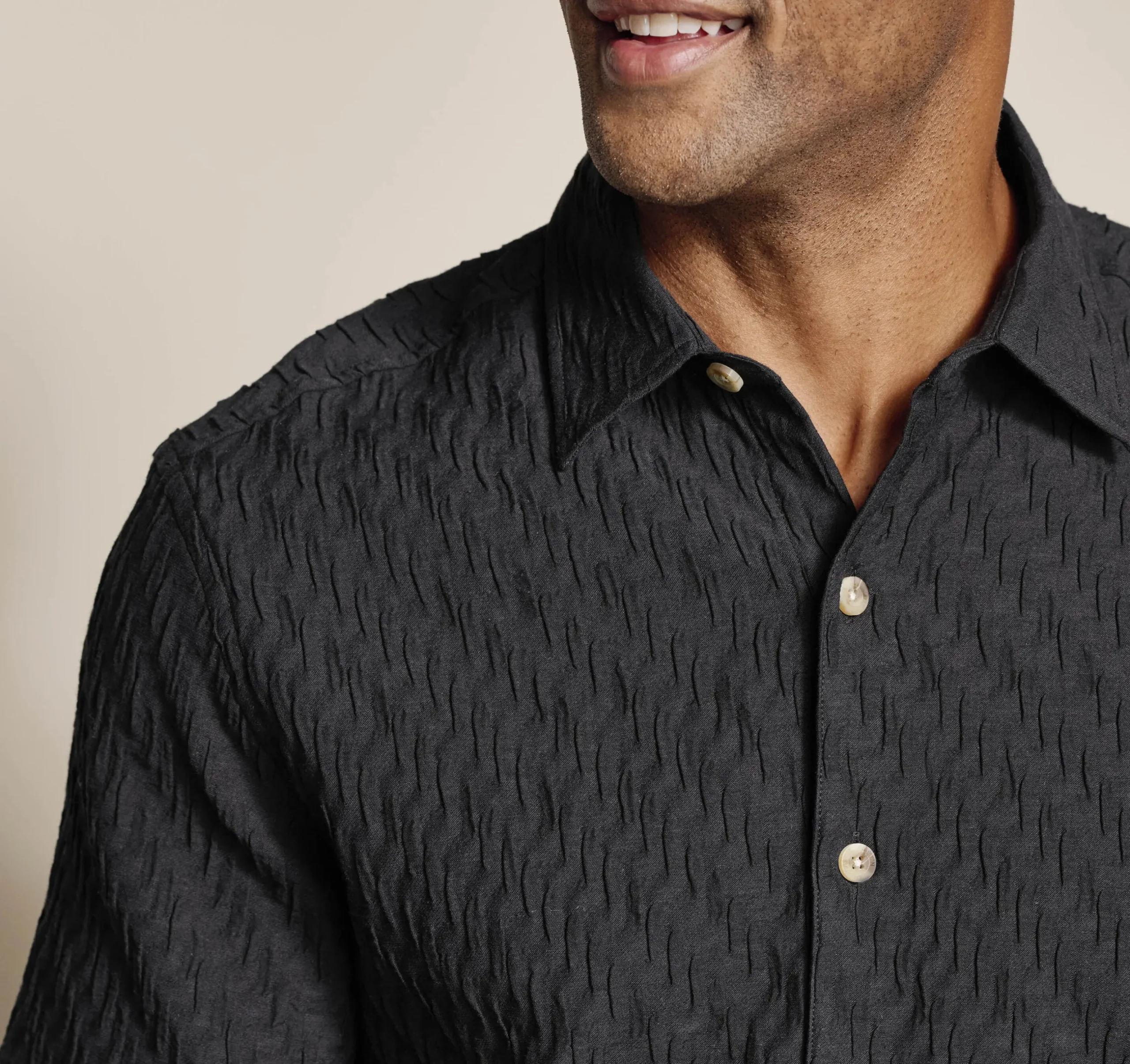 Monterey Textured Short-Sleeve Shirt