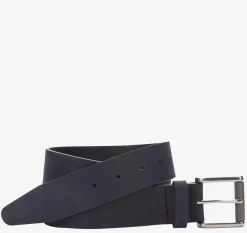 Nubuck Roller-Buckle Belt