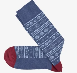 Pima Cotton Holiday-Themed Socks