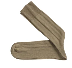 Pima Cotton Ribbed Socks
