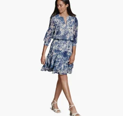 Printed Tiered Dress