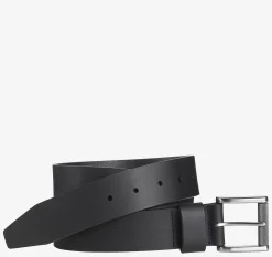 Roller Buckle Leather Belt