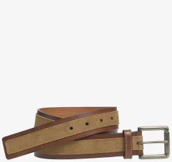 Suede Overlay Belt
