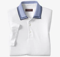 Tipped-Collar Polo