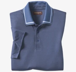 Tipped-Collar Polo