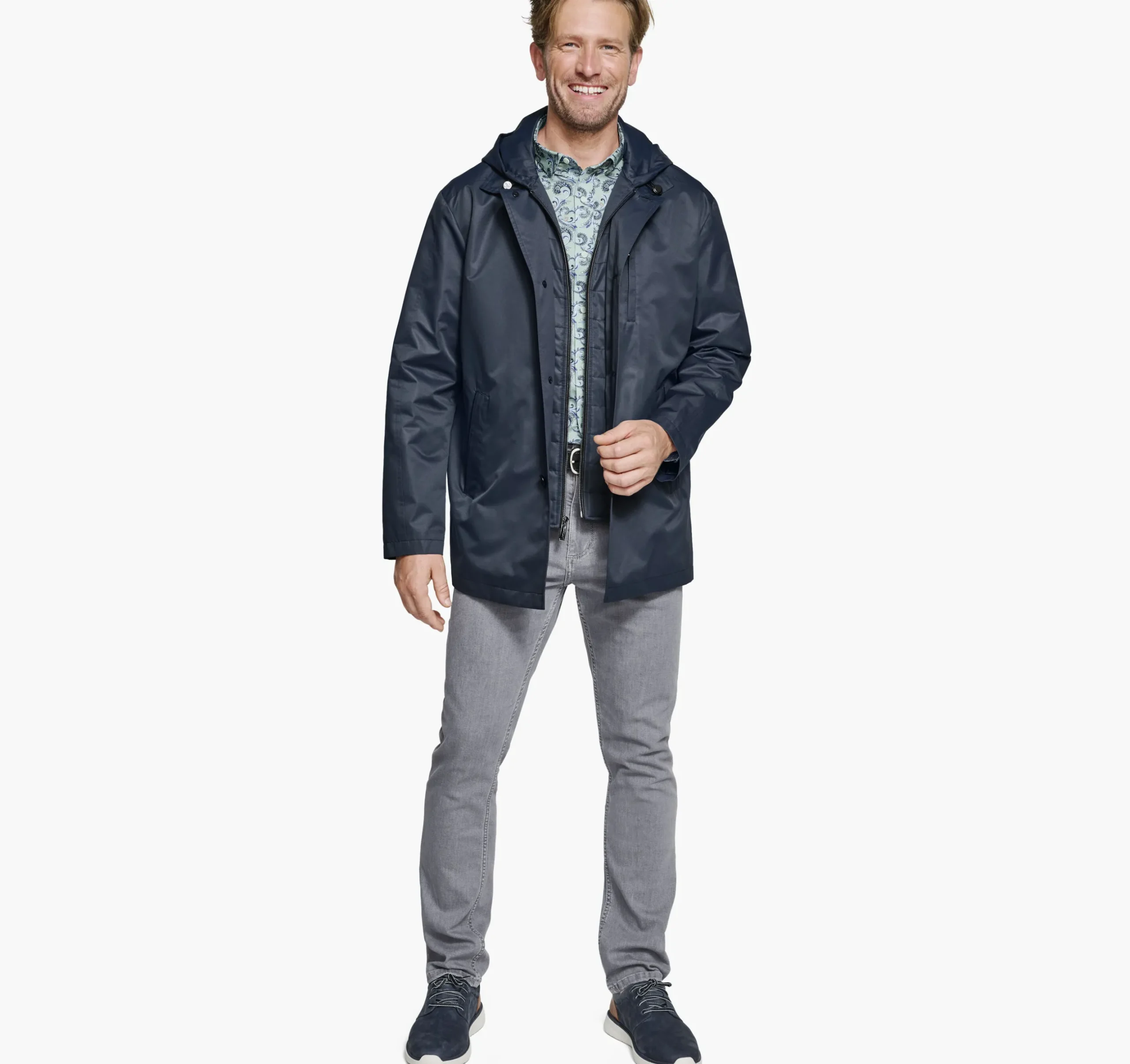 Upton Water-Resistant Raincoat