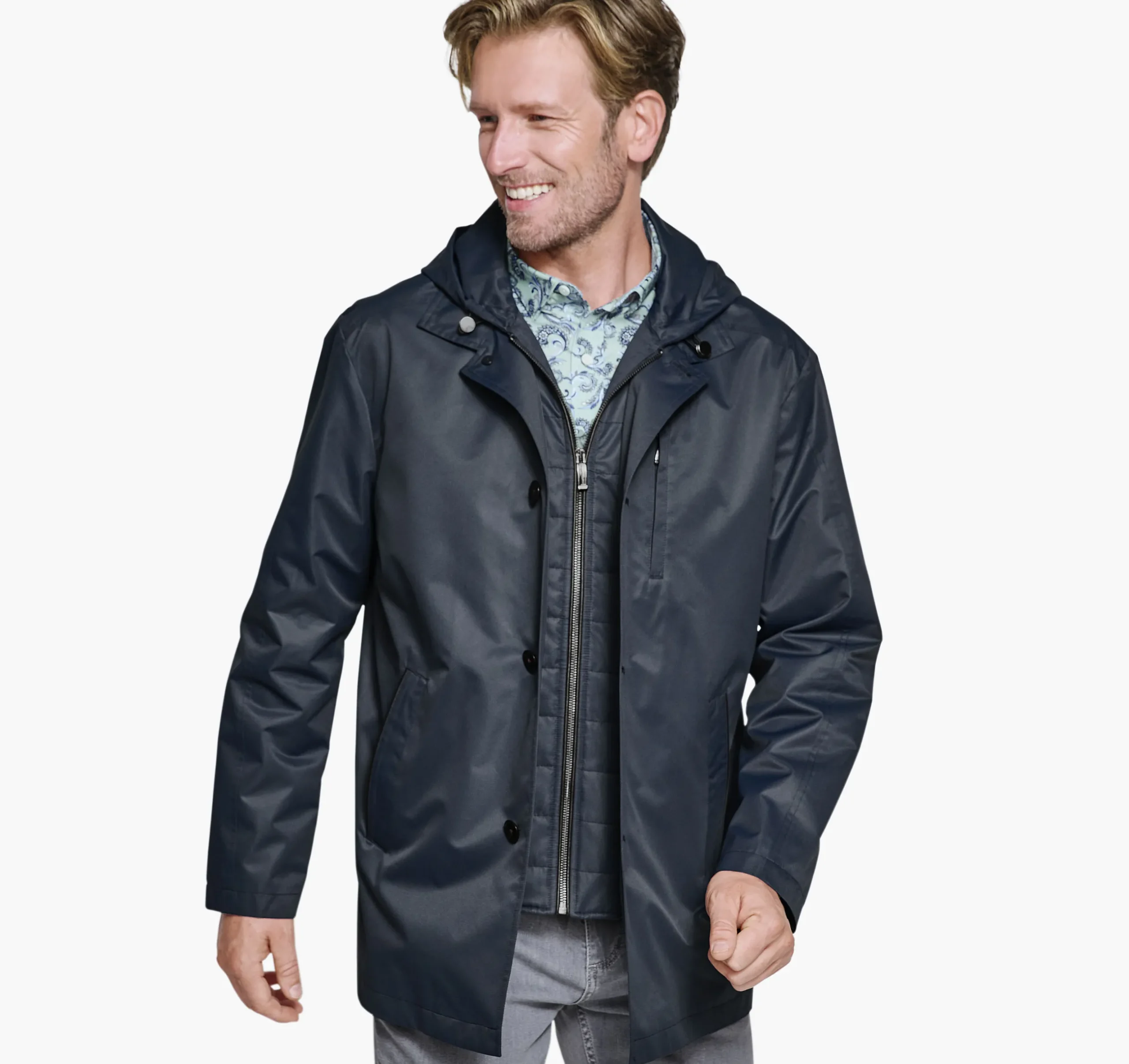 Upton Water-Resistant Raincoat