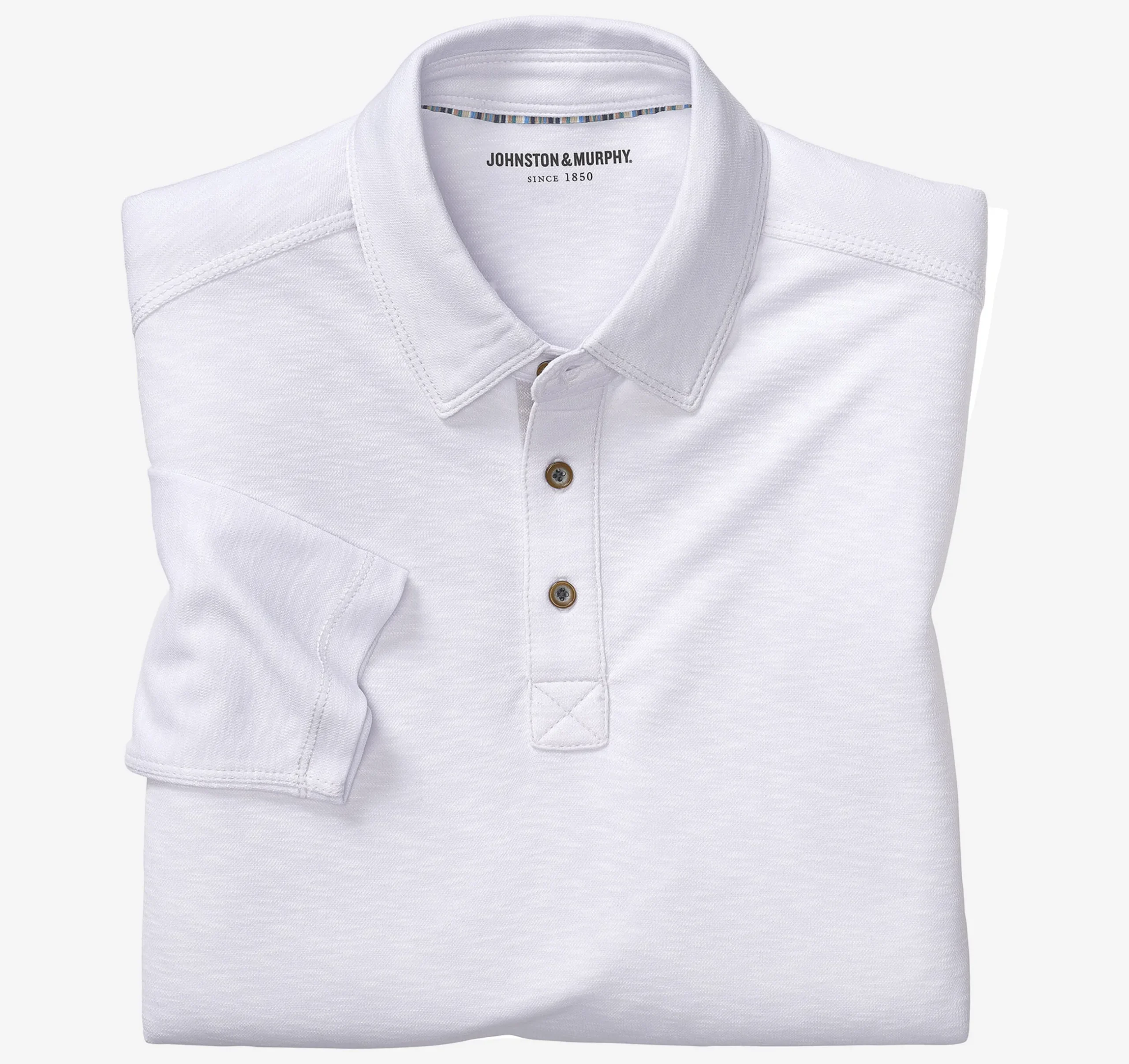 Vintage Slub Long-Sleeve Polo