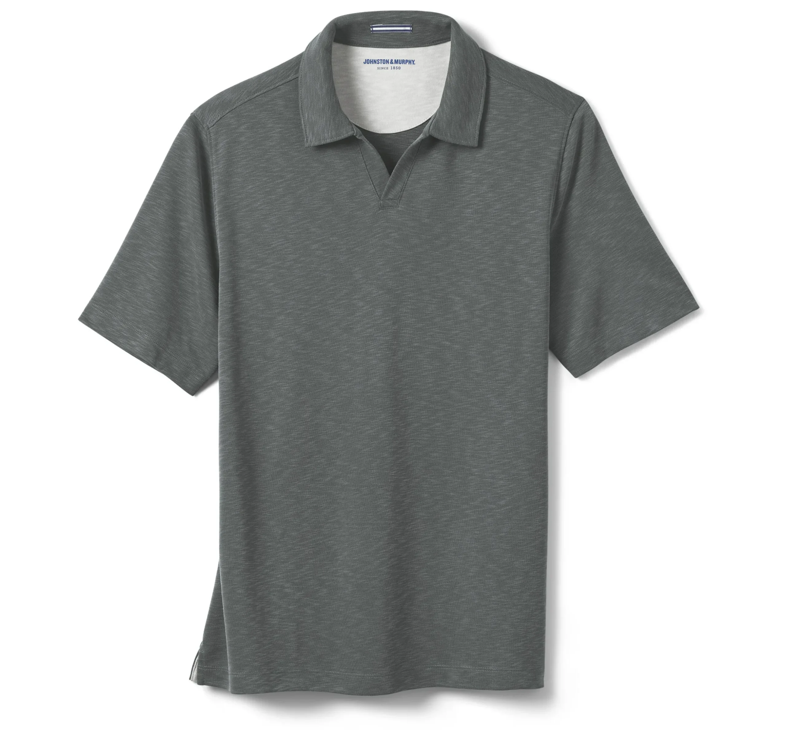 Vintage Slub V-Neck Polo