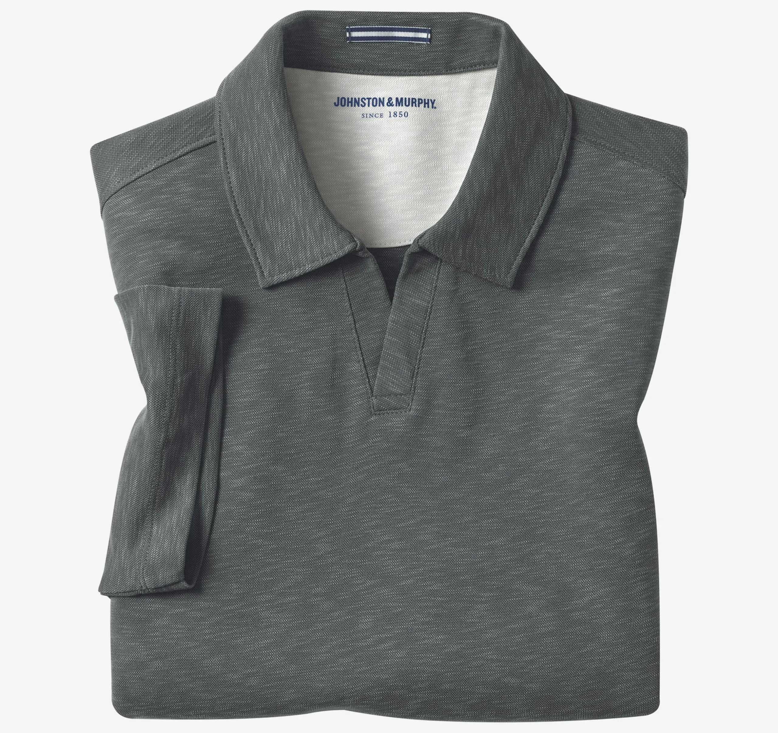 Vintage Slub V-Neck Polo