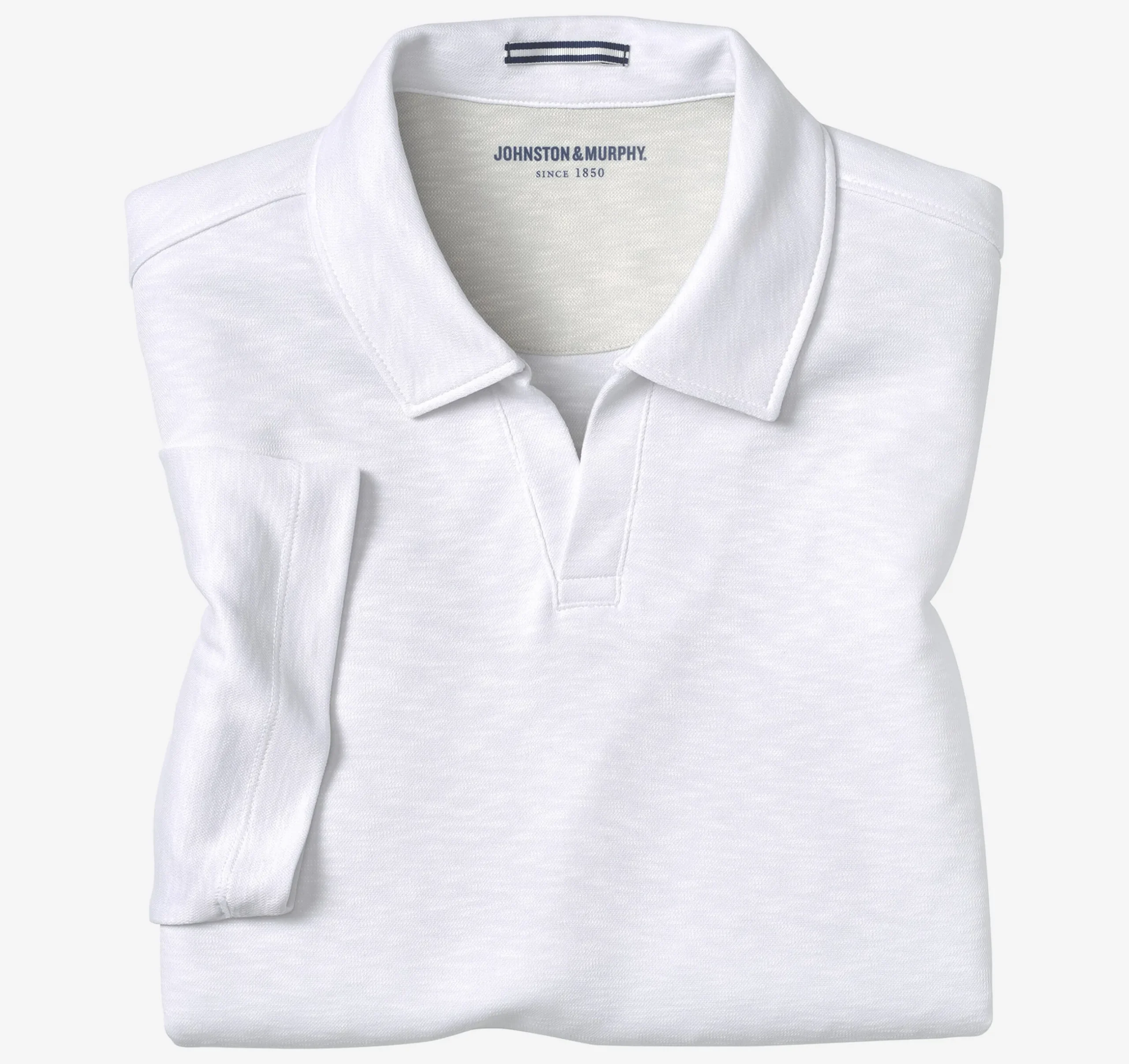 Vintage Slub V-Neck Polo