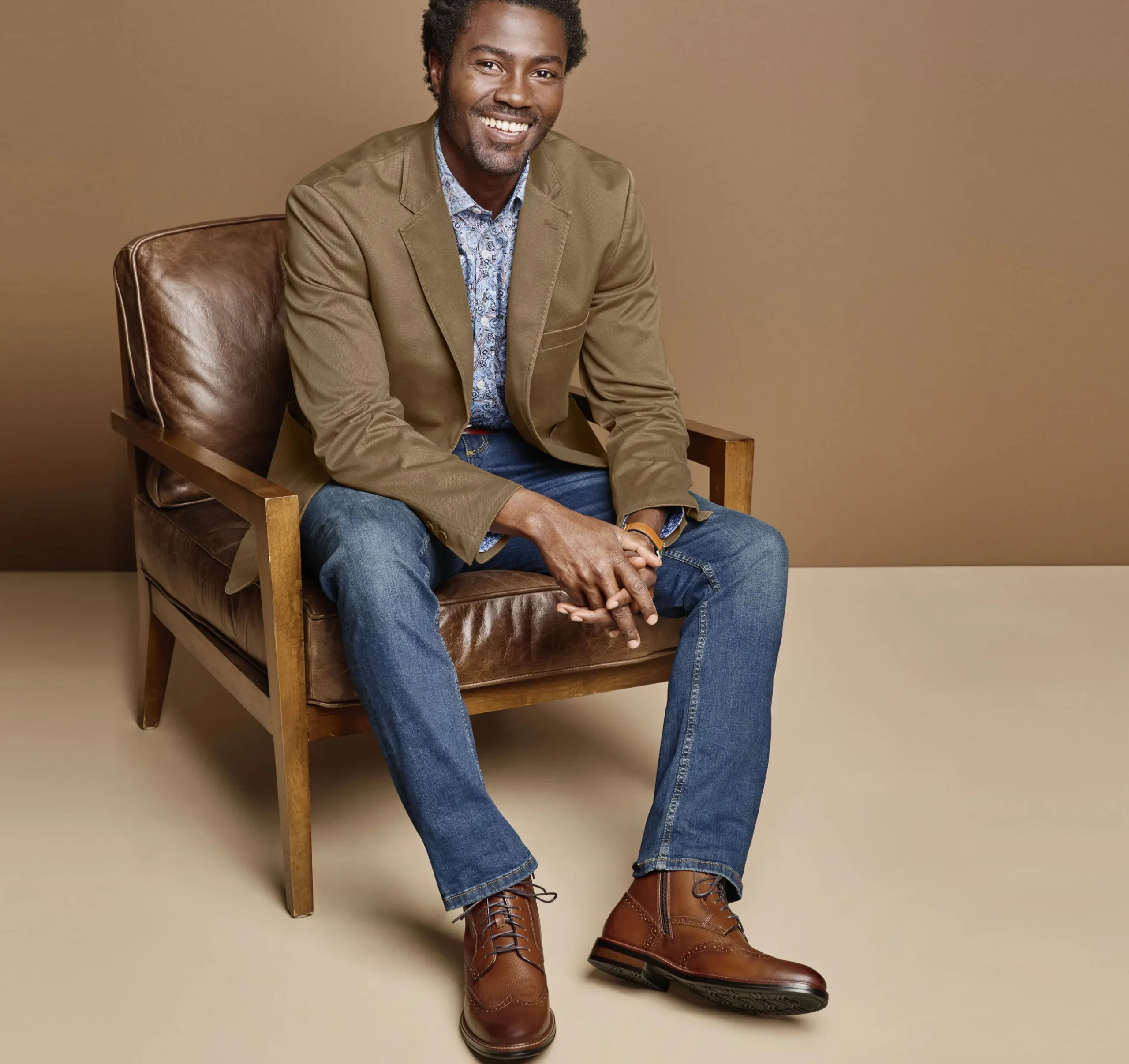 Washed Cotton Blazer