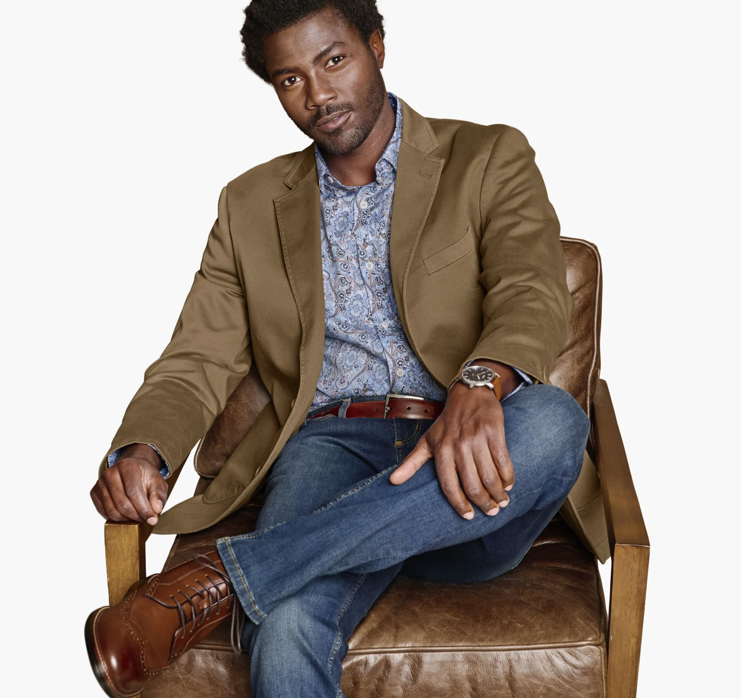 Washed Cotton Blazer