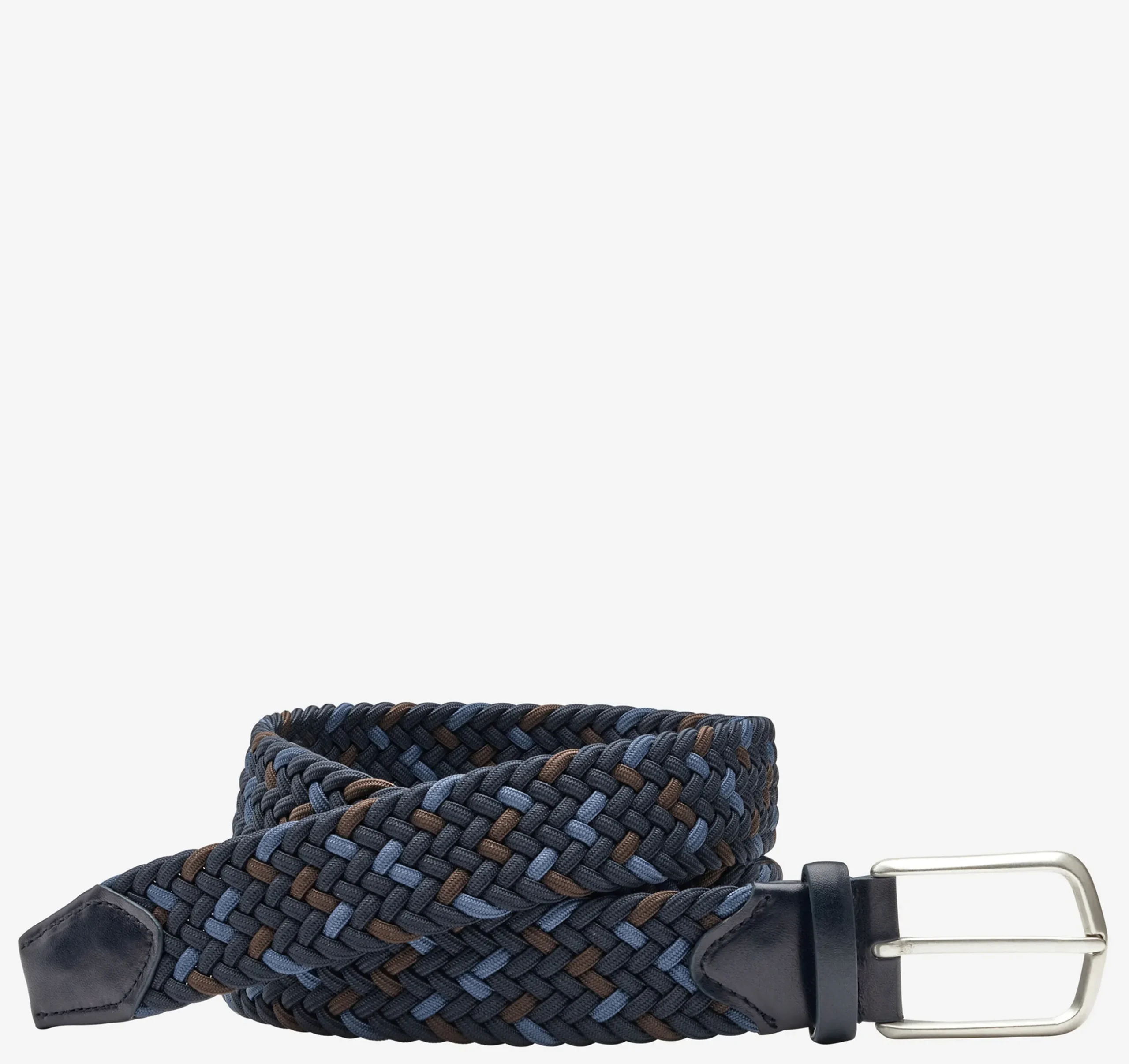 Woven Stretch-Knit Belt