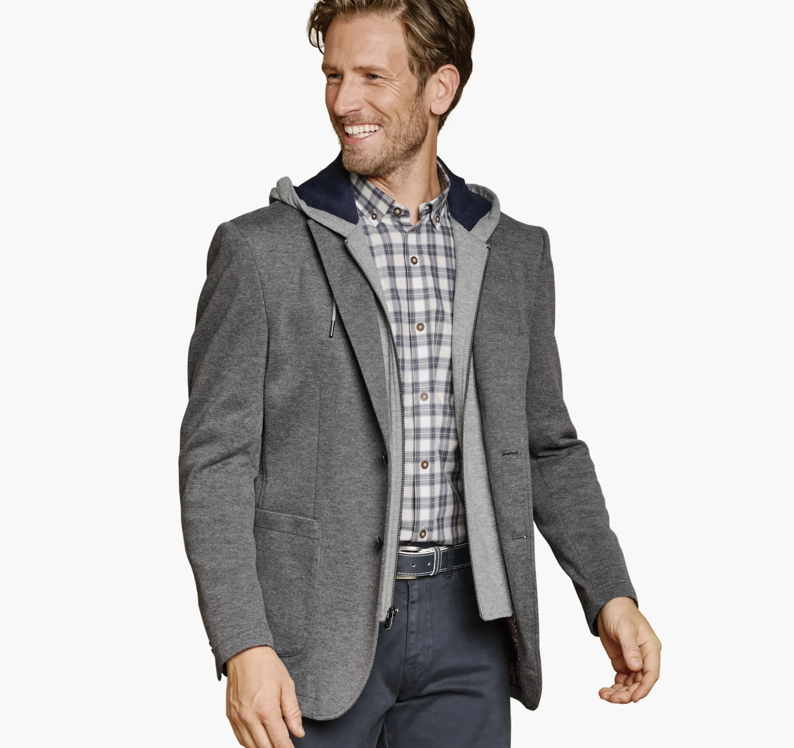 XC Flex® Knit Blazer with Removable Hooded Bib