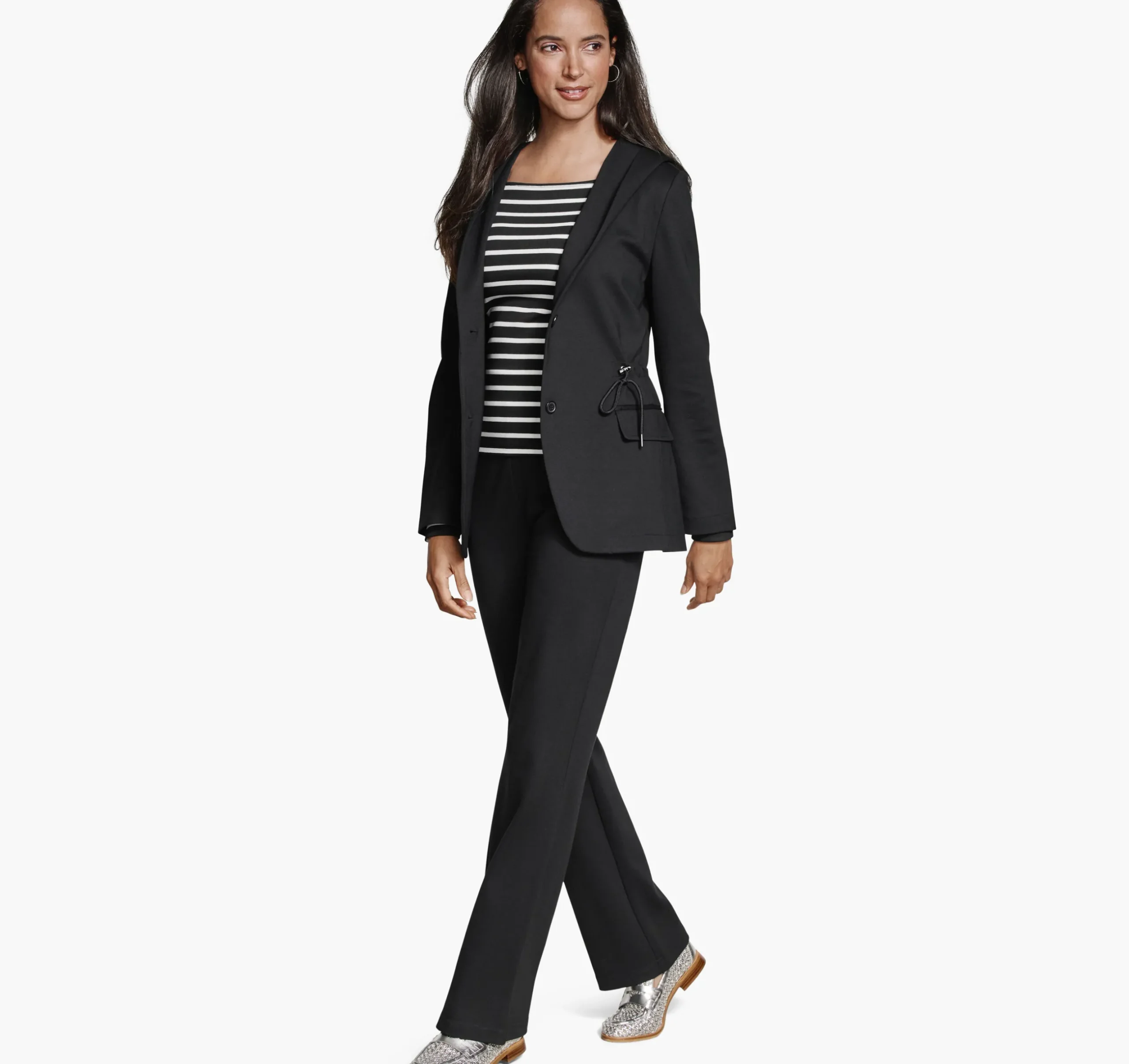 XC Flex® Shawl-Collar Blazer with Hood