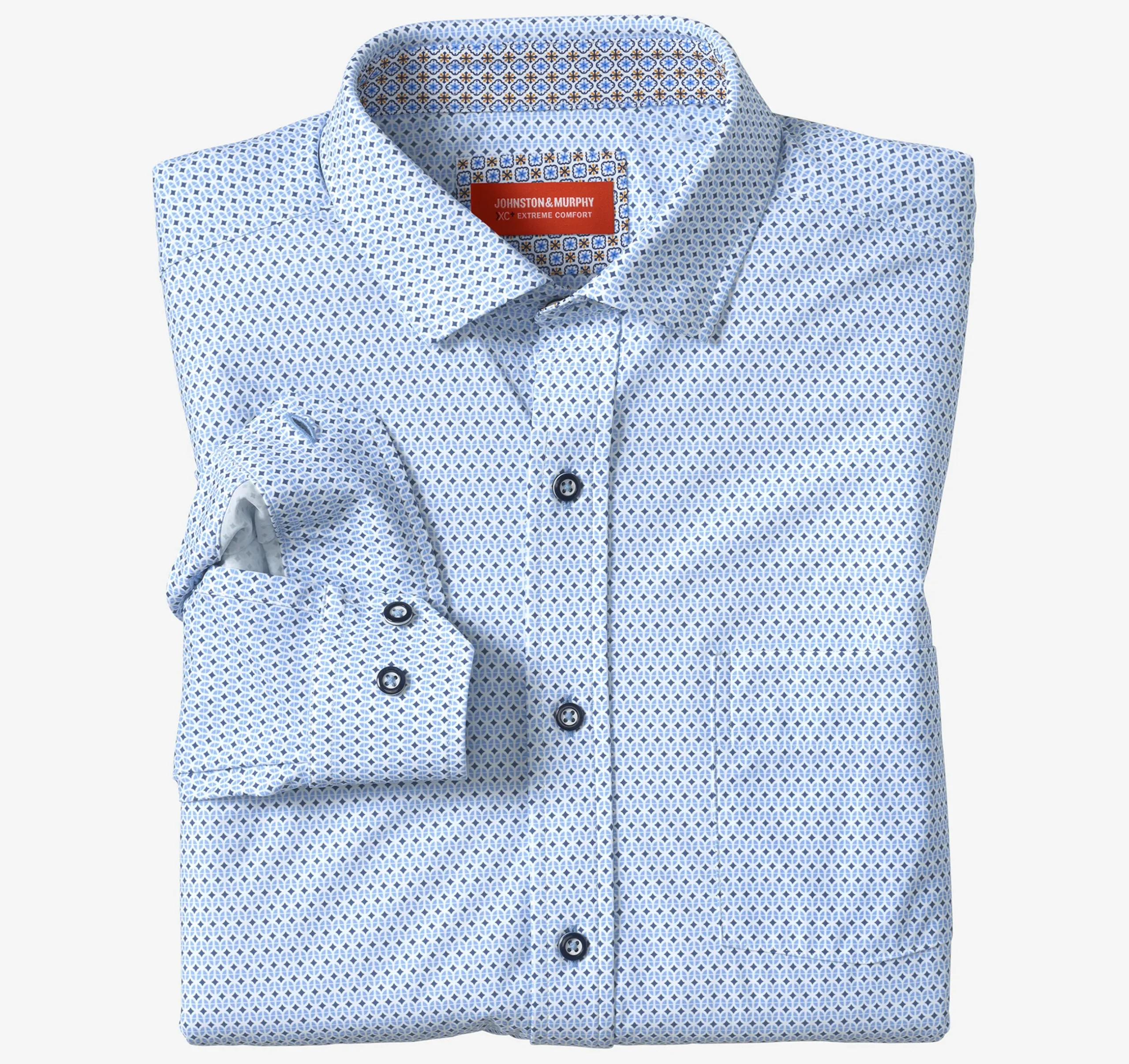 XC+™ Motion Long-Sleeve Print Knit Shirt