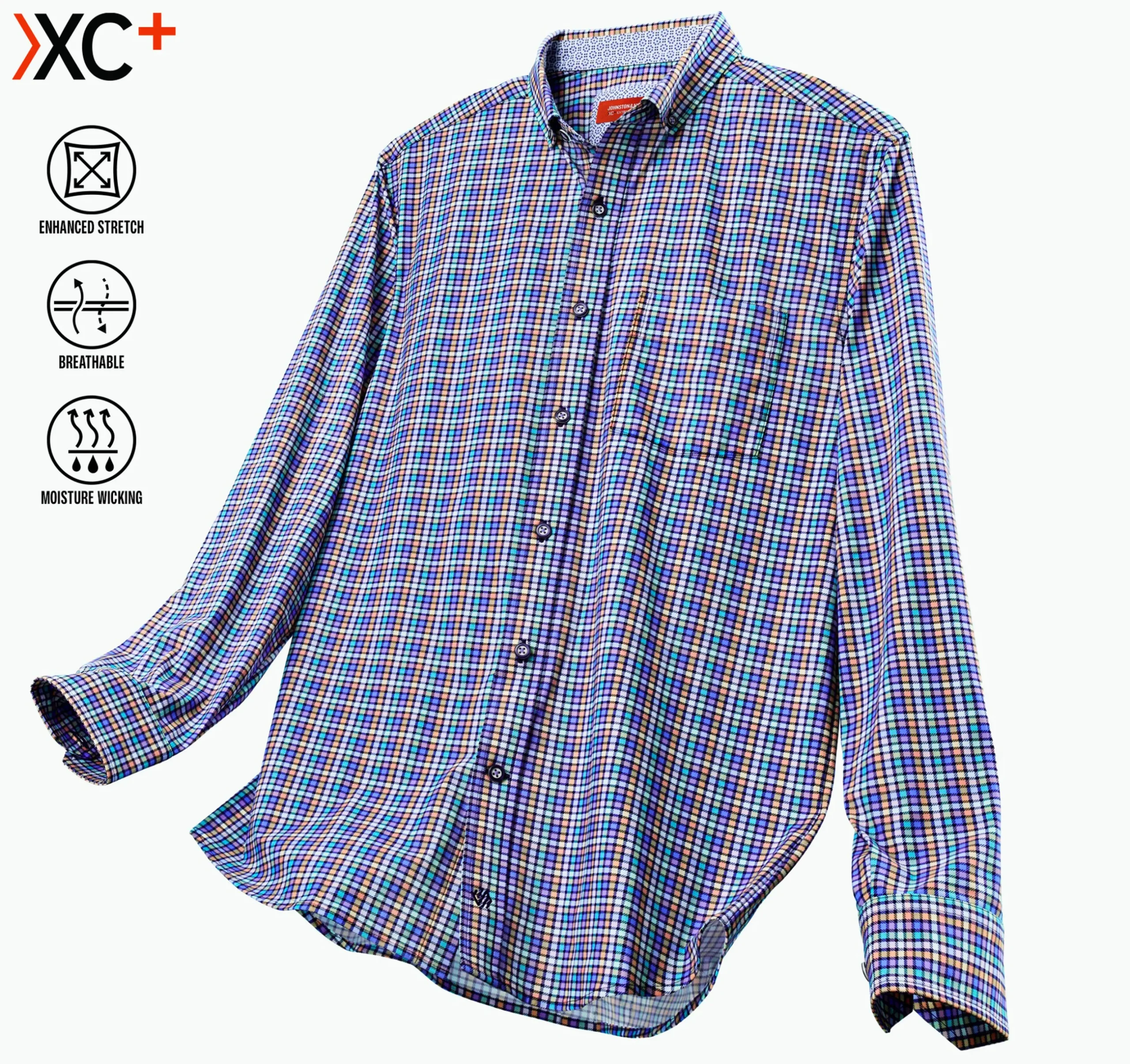 XC+™ Motion Long-Sleeve Sport Knit Shirt