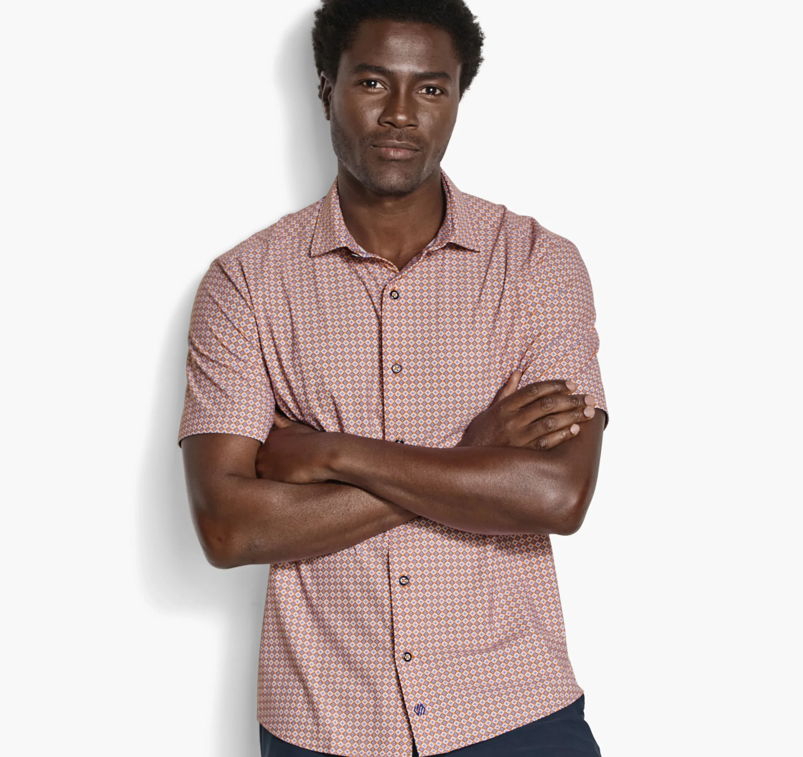 XC+™ Motion Short-Sleeve Print Knit Shirt