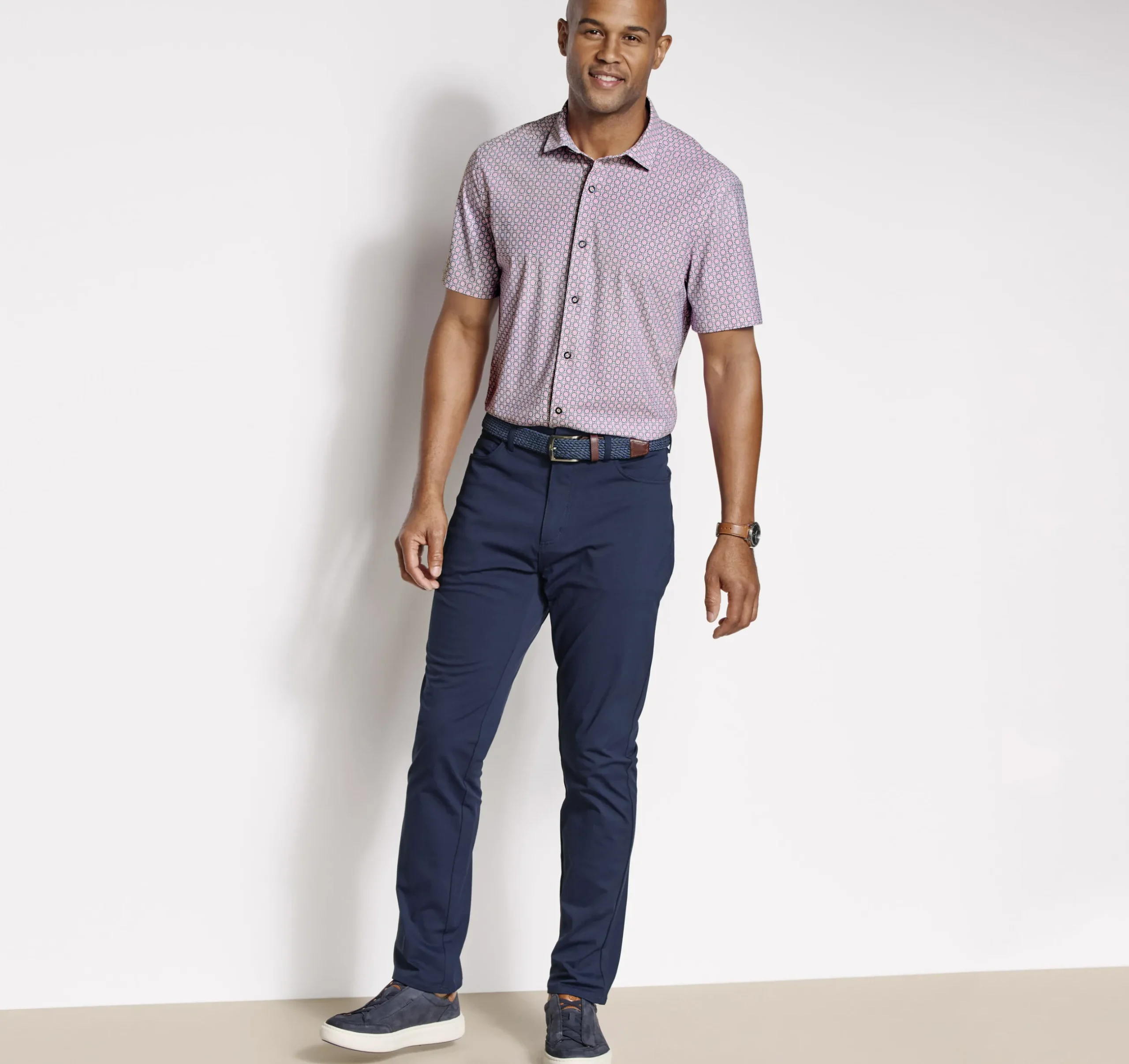 XC+™ Motion Short-Sleeve Print Knit Shirt